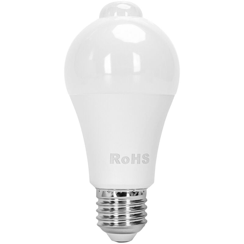 foto del prodotto aigostar lampadina led e27 a60 a bulbo 12w bianco caldo 3000k con sensore di movimento