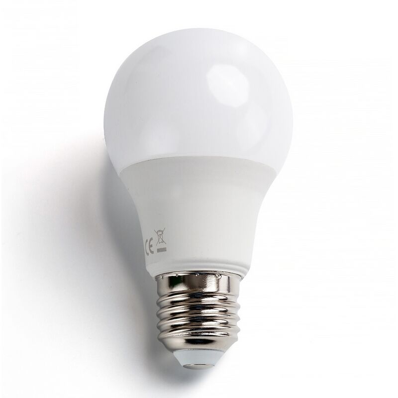 foto del prodotto aigostar lampadina led e27 a60 a bulbo 8w bianco caldo 3000k con sensore crepuscolare