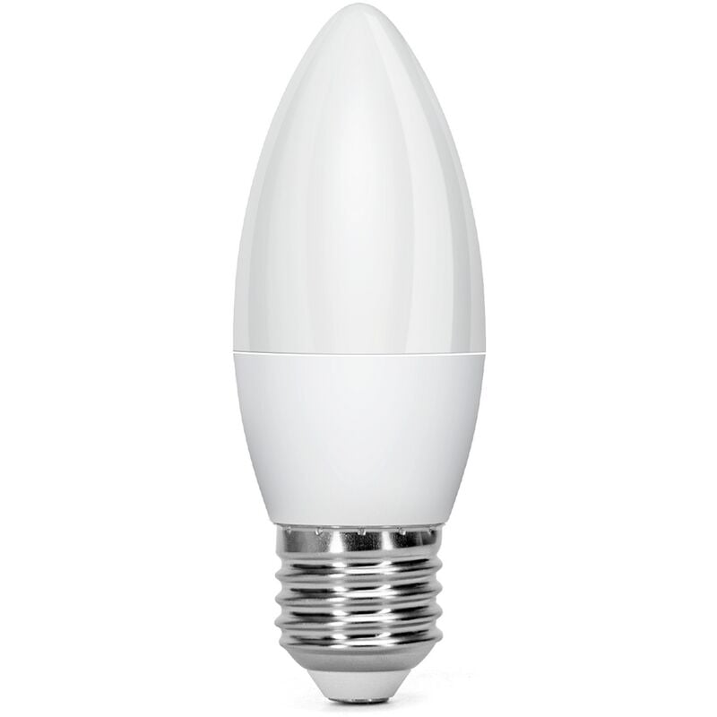 foto del prodotto aigostar - lampadina led e27 c35 a candela 7w bianco freddo 6400k