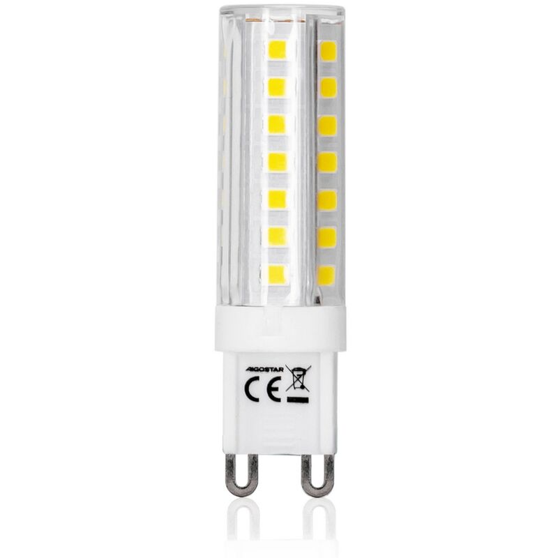 foto del prodotto aigostar lampadina led g9 a capsula 4,8w smd trasparente bianco freddo 6500k