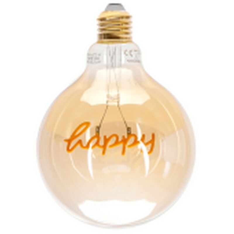 foto del prodotto aigostar lampadina led happy vintage a filamento e27 g125 4w decorativa bianco caldo 1800k