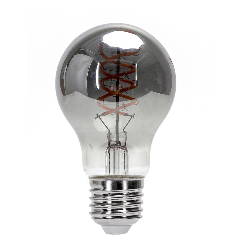 foto del prodotto aigostar lampadina led titanio fum a filamento e27 a60 4w decorativa bianco caldo 1800k