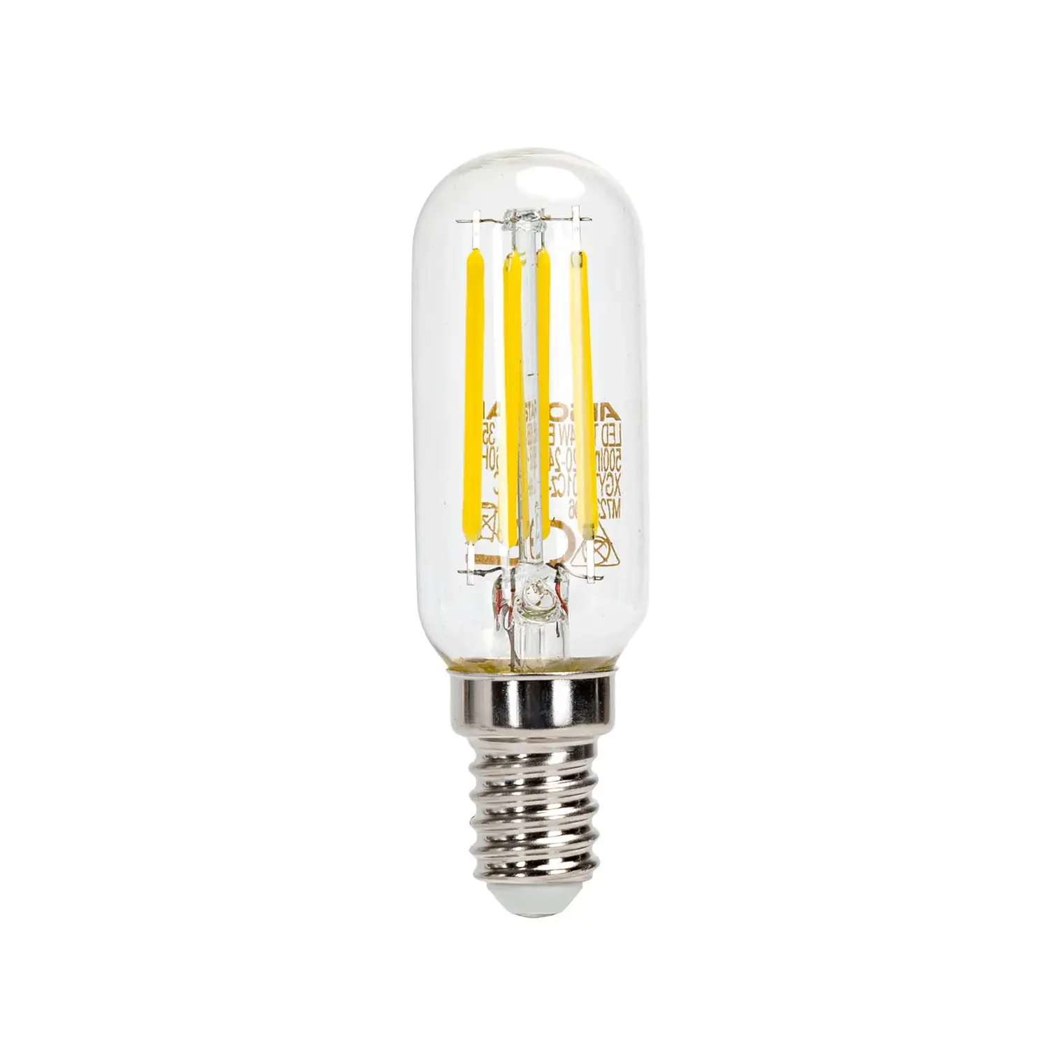 foto del prodotto aigostar lampadina per cappa a led t25 lampada e14 4 watt bianco caldo