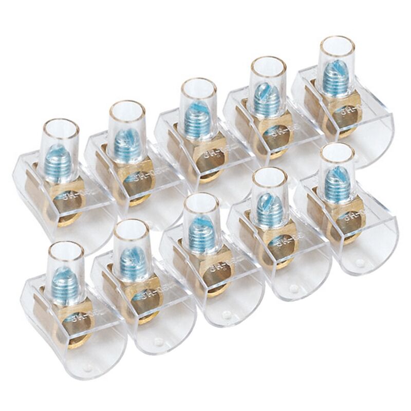 foto del prodotto aigostar morsetti elettrici a cappuccio 2,5mm unipolare confezione 10pz