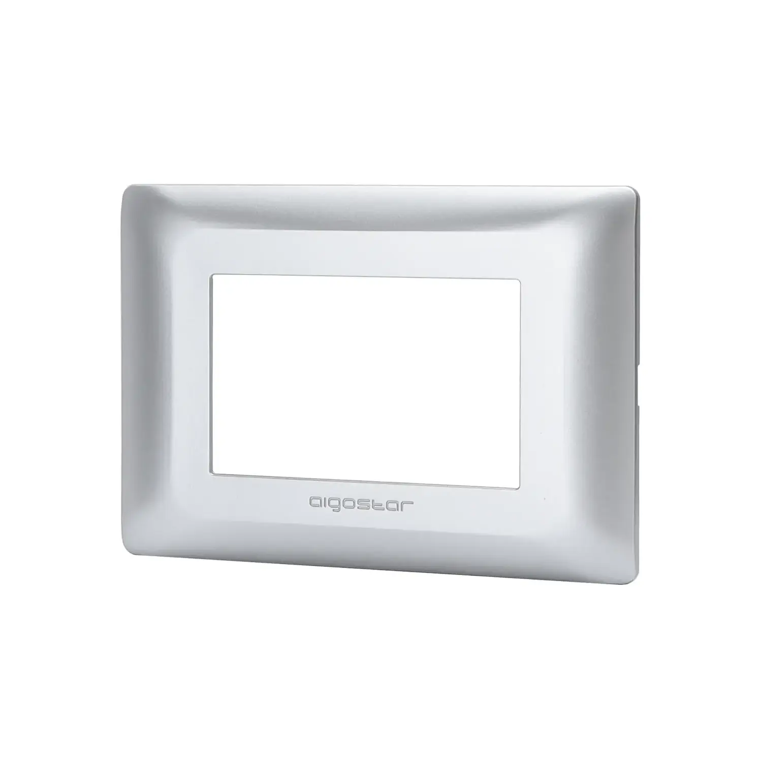 foto del prodotto aigostar placca compatibile matix colore argento 3 fori