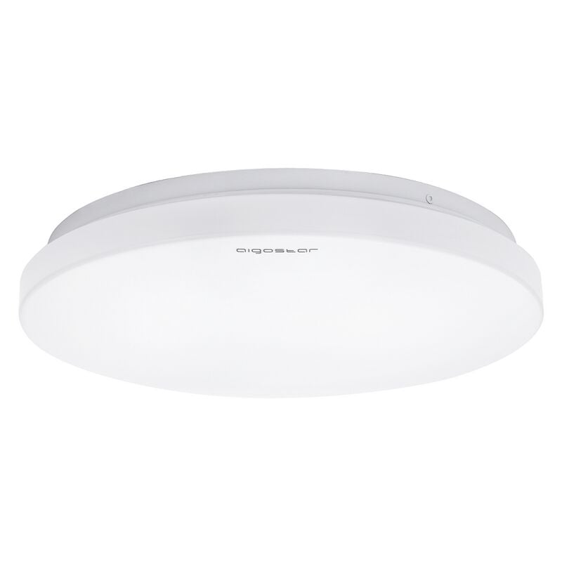 foto del prodotto aigostar plafoniera led 12w bianca rotonda bianco caldo 3000k