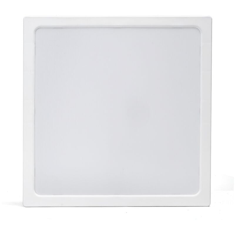 foto del prodotto aigostar plafoniera led slim 24w bianca quadrata bianco freddo 6500k