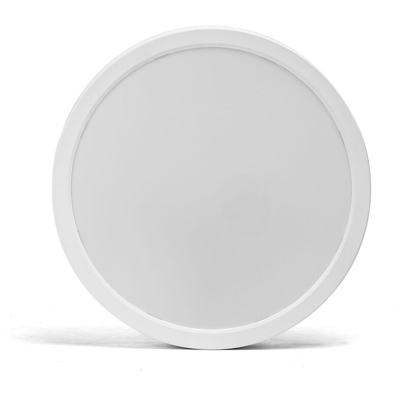 foto del prodotto aigostar plafoniera led slim 24w bianca rotonda bianco caldo 3000k