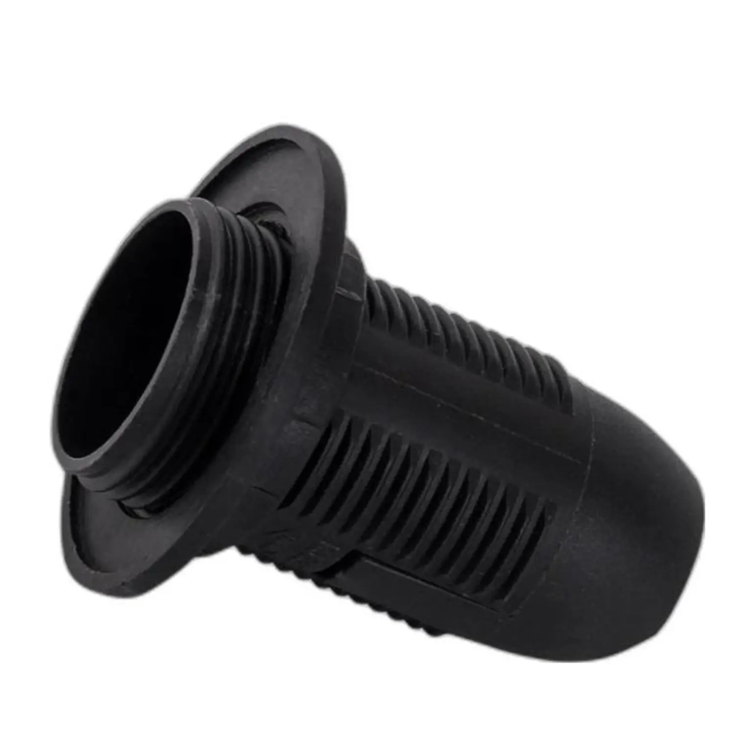 foto del prodotto aigostar portalampada con ghiera porta lampadina filettato e14 nero