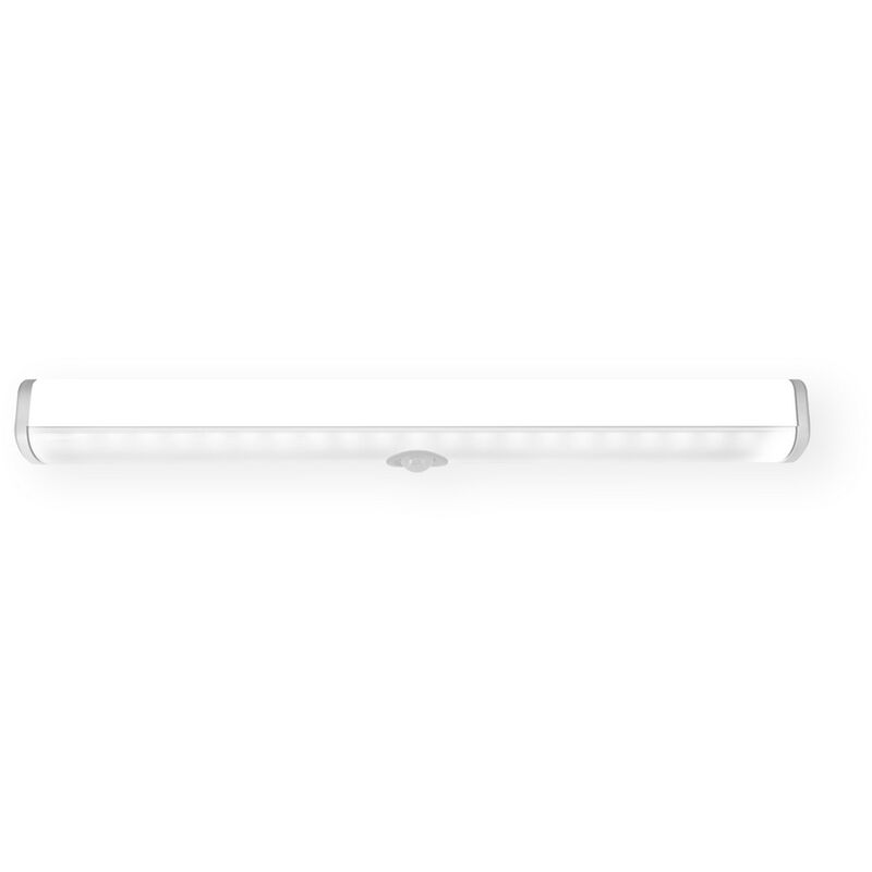 foto del prodotto aigostar reglette led luce per armadio 4w da 28 cm bianco neutro 4000k a batteria con sensore di movimento e crepuscolare