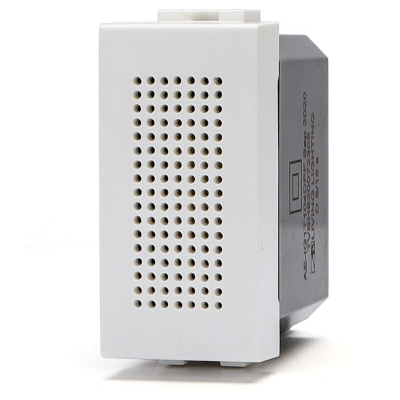 foto del prodotto aigostar ronzatore elettrico 230v per campanello bianco compatibile anche con bticino livinglight