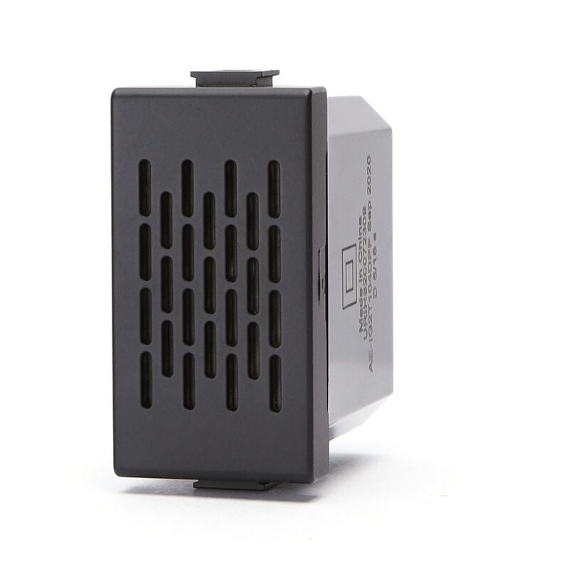 foto del prodotto aigostar ronzatore elettrico 230v per campanello nero compatibile anche con bticino matix