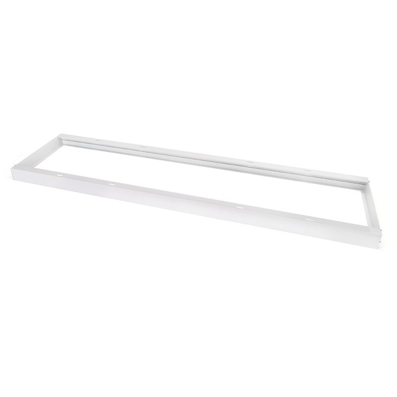 foto del prodotto aigostar supporto di fissaggio per pannello led rettangolare 120x30cm cornice bianca
