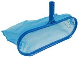 foto del prodotto ailanto retino di fondo in plastica senza manico per piscina cm.42x17