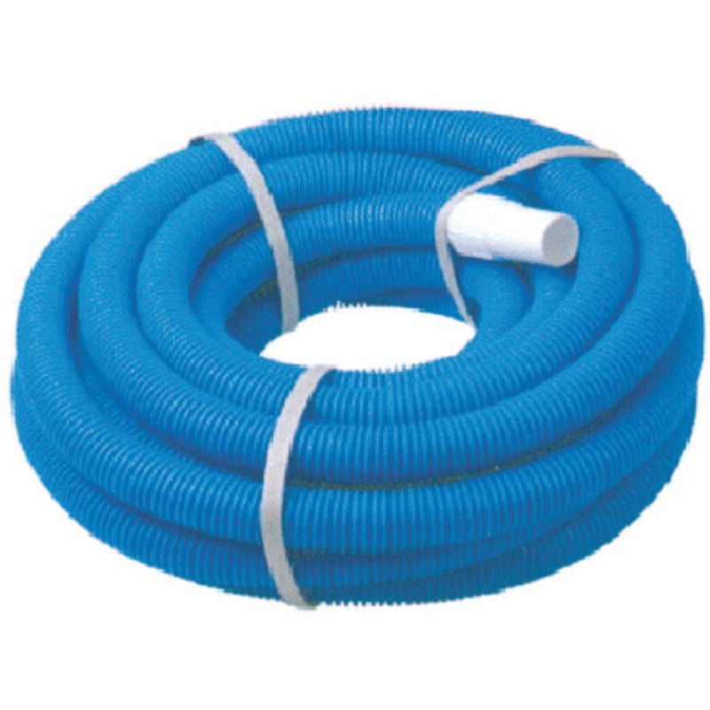 foto del prodotto ailanto tubo aspirante corrugato colore blu per piscine mm.32 in rotoli da mt.12