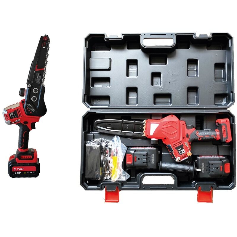 foto del prodotto aima italy sega a batteria litio 21v 5,2ah mod. galgo lama carving 18cm professionale con valigetta