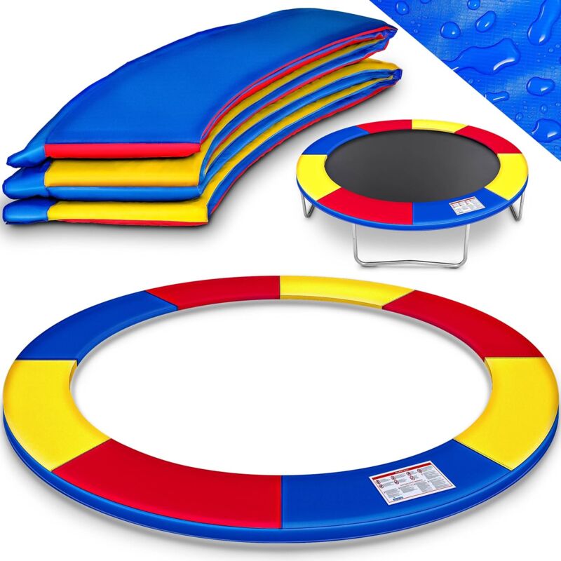 foto del prodotto aiperq 1 pezzo di protezione per molle per trampolino, 244 cm di copertura protettiva resistente ai raggi uv e agli strappi, 26 cm di copertura per