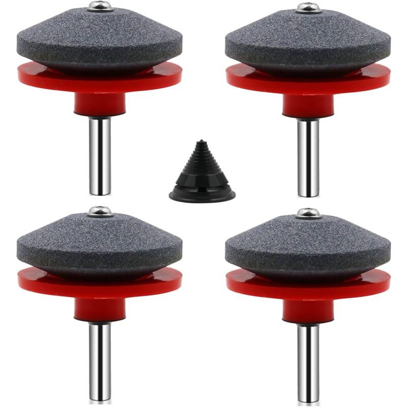 foto del prodotto aiperq 1 pezzo universale per tosaerba affilatore per tosaerba accessori per tosaerba con 1 pz kit di compensazione lama 50x47mm