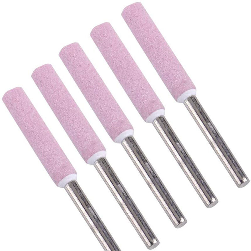 foto del prodotto aiperq 10 pezzi pietre per affilare motoseghe pietre per affilare lucidatura strumento di molatura per affilare motoseghe da 4 mm