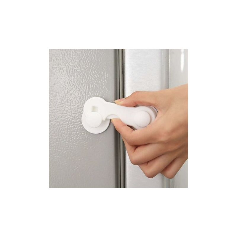 foto del prodotto aiperq 10 x serrature di sicurezza per bambini serrature di sicurezza per armadi, cassetti, frigoriferi, armadietti, porte, finestre, senza