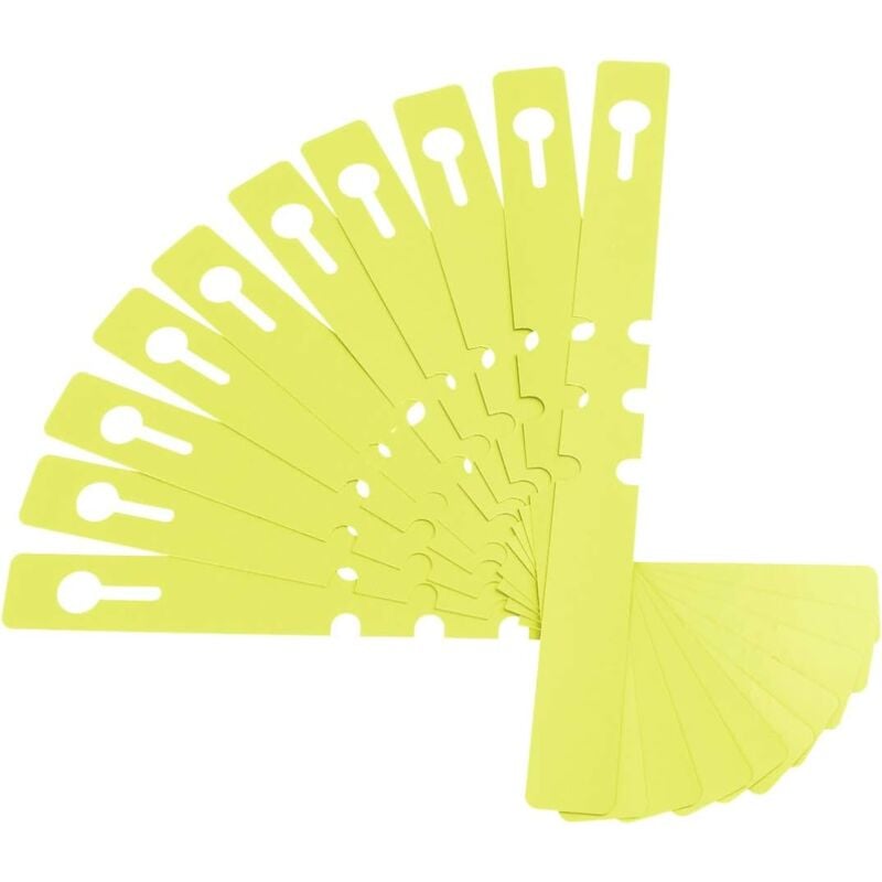 foto del prodotto aiperq 100 pezzi divertenti marcatori per piante, etichette per piante in vaso, forniture per giardinaggio, etichette per vivai, nastri per alberi,