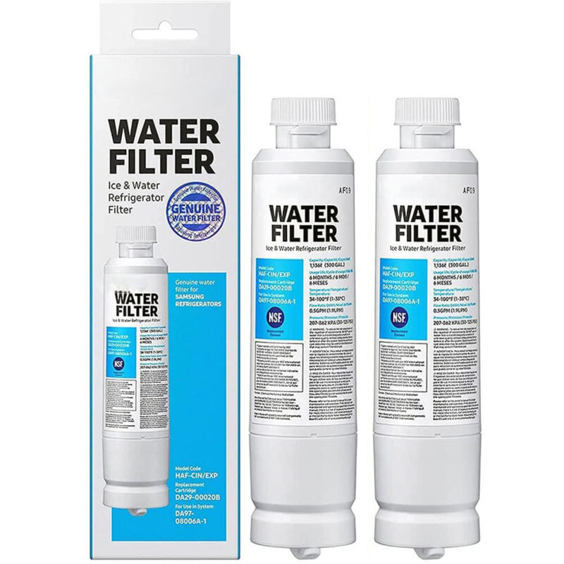 foto del prodotto aiperq 2 pezzi di cartuccia filtro acqua originale samsung da29 00020b haf cin exp, ricambi per frigorifero