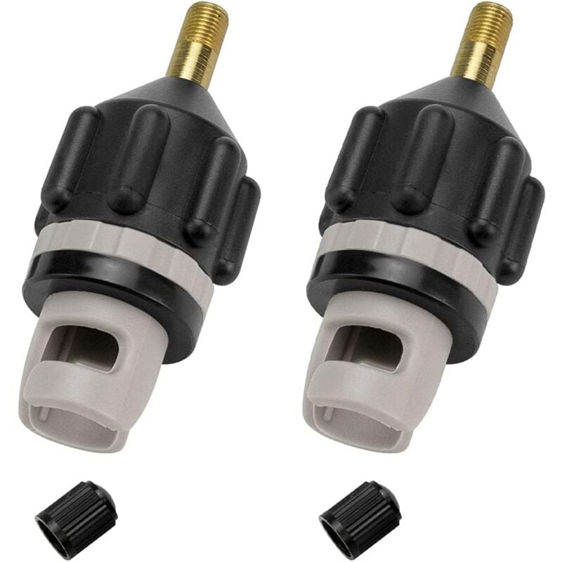 foto del prodotto aiperq 2pcs adattatore per kayak in plastica adattatore per valvola dell aria standard adattatore sup adattatore per pompa per kayak con