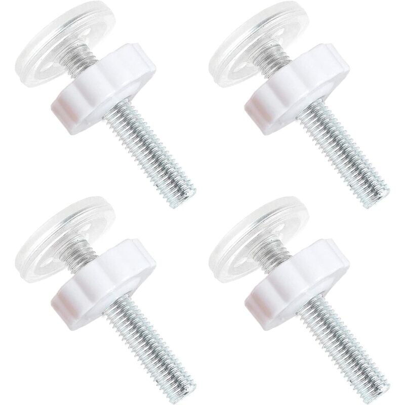 foto del prodotto aiperq 4 pezzi raccordo a pressione per porte e scale cancelletto per bambini m10 raccordo per cancelletto di sicurezza per bambini, bianco