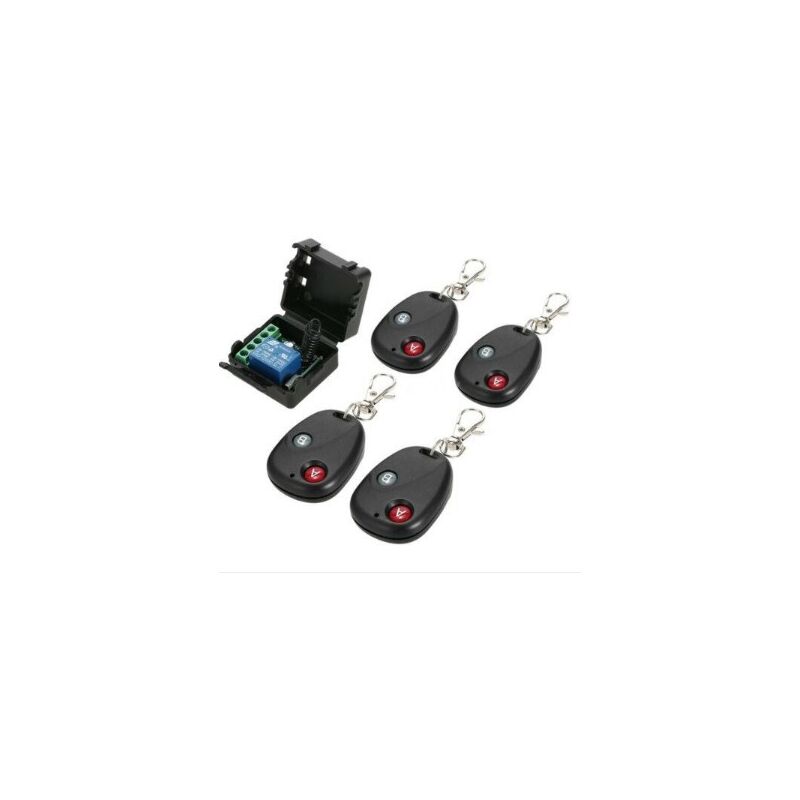 foto del prodotto aiperq 433mhz 12v modulo interruttore di controllo remoto wireless e 5 pezzi di controllo remoto rf