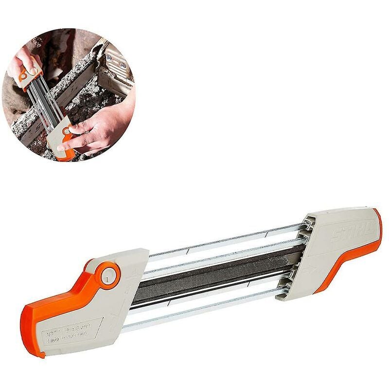 foto del prodotto aiperq 56057504303 affilatrice per motosega compatibile con catena per motosega 3 8p per lima facile 2 in 1 da 4,0 mm 