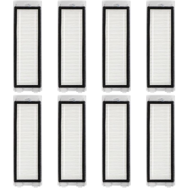 foto del prodotto aiperq 8 pezzi filtro hepa di ricambio q revo compatibile con l aspirapolvere robot roborock q revo, filtri di ricambio, filtri a cilindro qrevo,