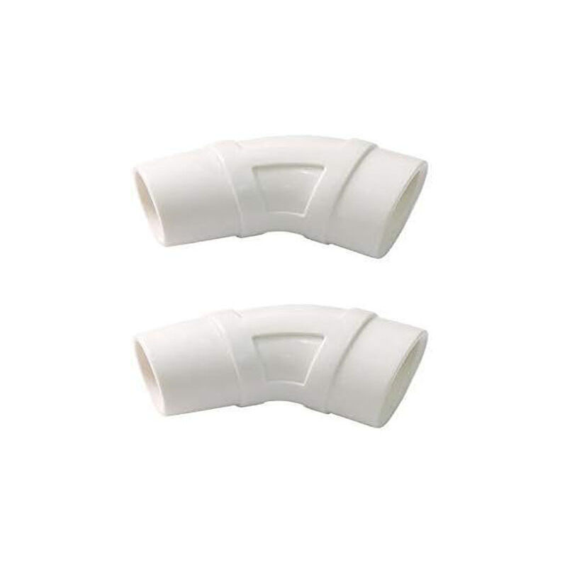 foto del prodotto aiperq adattatore per tubo flessibile a gomito da 45 gradi 2 pezzi per pulitori per piscine w70244, w90146, r0532500, k12097 e axv151, pvc,