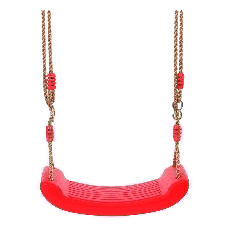 foto del prodotto aiperq altalena sull albero per bambini, parco giochi all aperto, comode sedute e altalene per bambini, per interni ed esterni rosso 