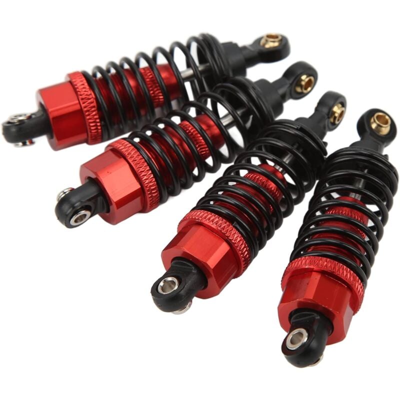 foto del prodotto aiperq ammortizzatore rc, ammortizzatore rc di ricambio per tamiya tt 01 tt 02 ta05 tl 01 ta03 mf 01x rosso accessorio per auto modello