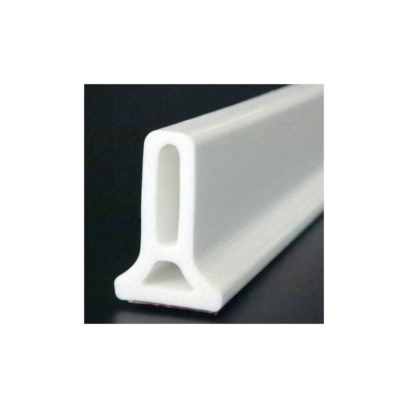 foto del prodotto aiperq barriera doccia pieghevole e sistema di ritenzione dell acqua che mantiene l acqua all interno della soglia, 1 metro, bianco
