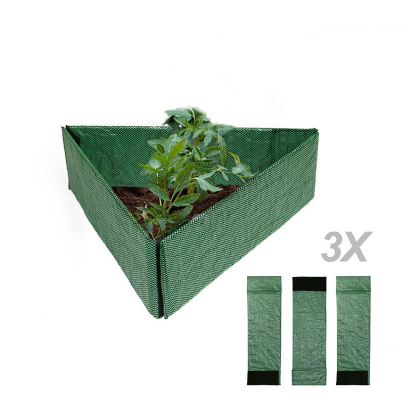 foto del prodotto aiperq bordatura combinata per prato da giardino, bordatura decorativa in plastica per giardino, bordatura portatile per prato, giardino, aiuola,