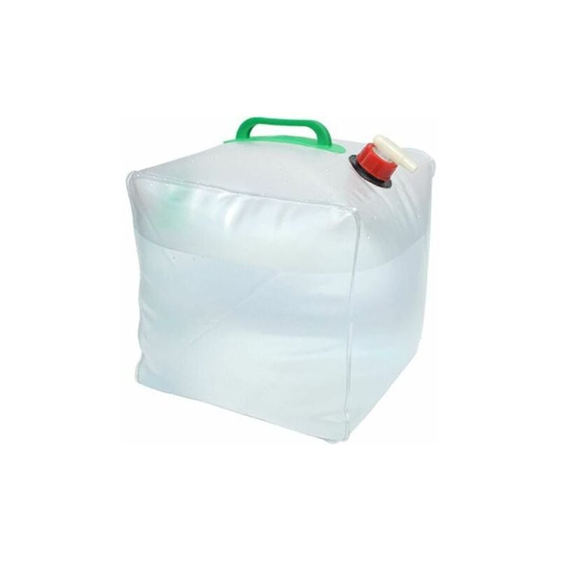 foto del prodotto aiperq bottiglia d acqua pieghevole da 10 litri serbatoio dell acqua pieghevole con rubinetto lattine pieghevoli di grande capacit conservazione