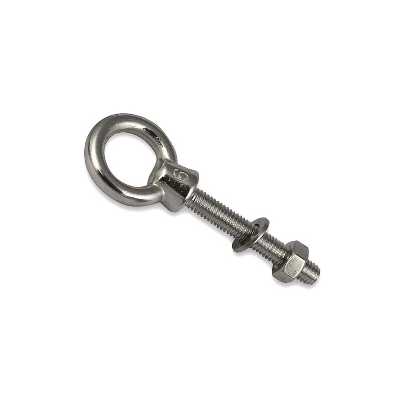 foto del prodotto aiperq bullone ad occhiello con filettatura metrica in acciaio inossidabile a4 v4a m10x100 1 pz. 