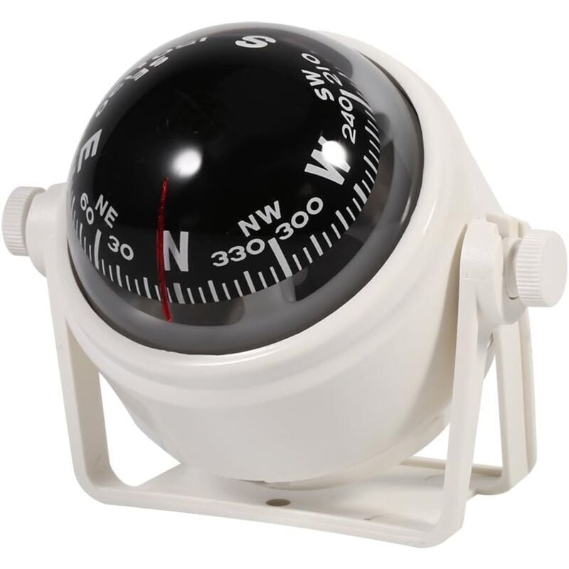 foto del prodotto aiperq - bussola multifunzione regolabile bussola da viaggio per navigazione supporto per cruscotto per auto mare marine barche
