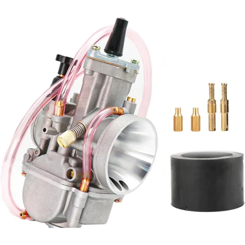 foto del prodotto aiperq carburatore per moto compatibile con pwk 21 34mm 2t 4t carburatore per moto con power jet compatibile con yamaha mikuni koso atv quad utv