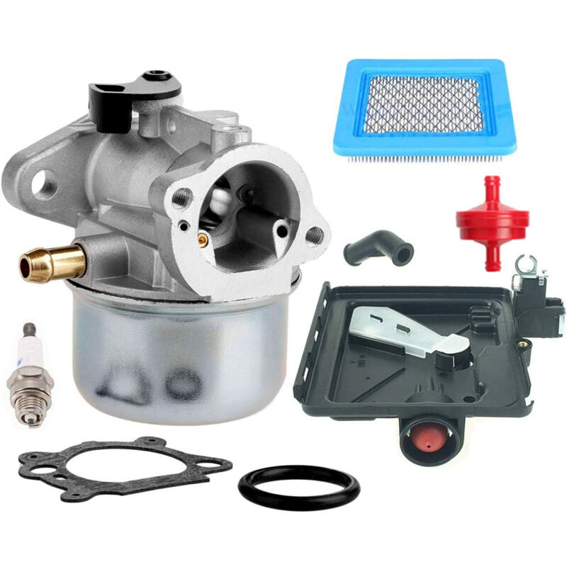 foto del prodotto aiperq carburatore per tosaerba 799868 base per filtro aria per 498170 799872 694202 parti motore