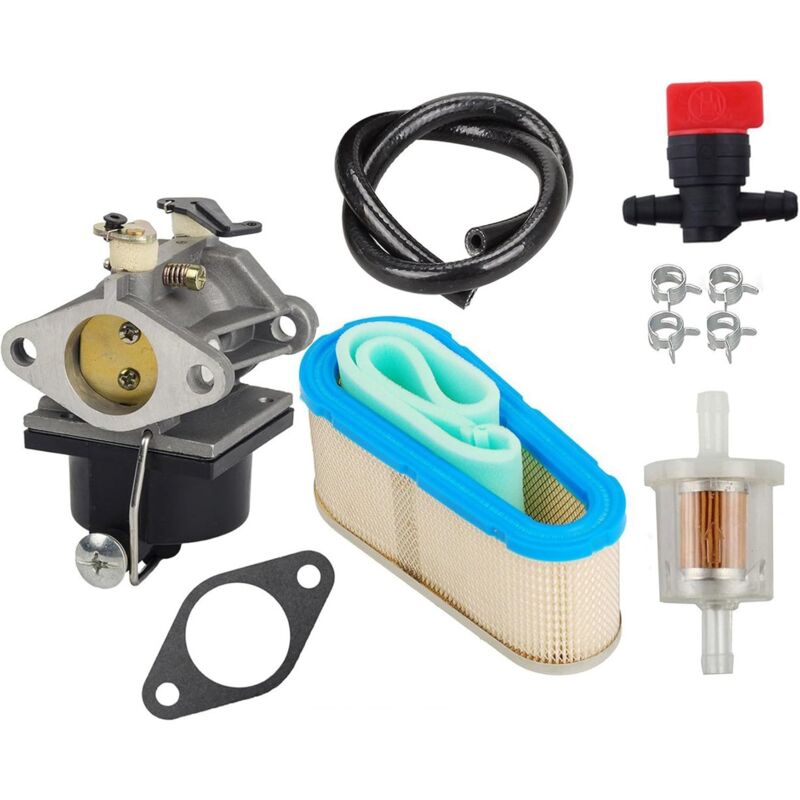 foto del prodotto aiperq carburatore per tosaerba, carburatore in metallo, carburatore di ricambio per decespugliatore per husqvarna 243r 243rj 543rbk 543rbx 543rs