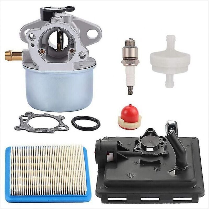 foto del prodotto aiperq carburatore ymyny 799868 con base filtro aria 496116 795259, adatto per 124l02 124t02 124t05 124t07 ca