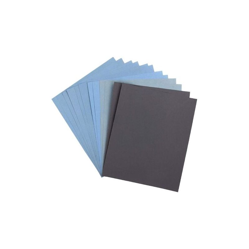 foto del prodotto aiperq carta vetrata 1000 1500 2000 2500 3000 5000 9 x 11 carta vetrata a grana secca per levigare legno, metallo e lucidare auto