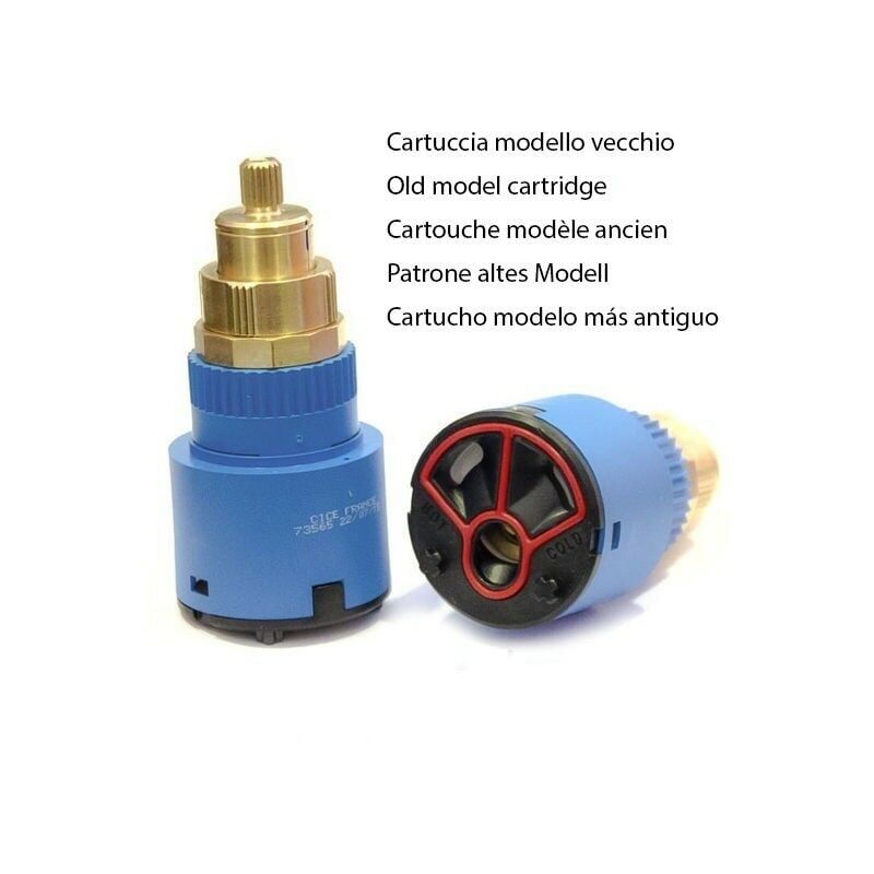 foto del prodotto aiperq cartuccia termostatica e maniglia in ottone per miscelatore doccia da bagno, miscelatore per asta doccia, cartuccia per miscelatore doccia