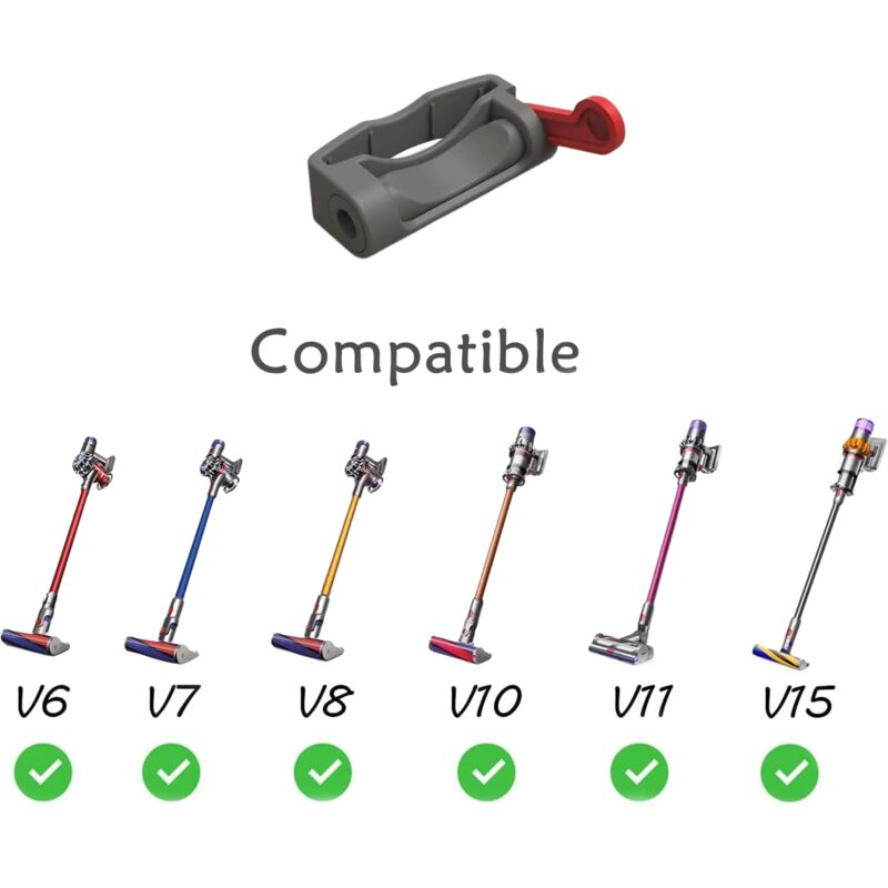 foto del prodotto aiperq clip di controllo del pulsante on off compatibile con gli aspirapolvere dyson v15 v6 v8 v7 v10 v11 absolute animal motorhead, blocca lo