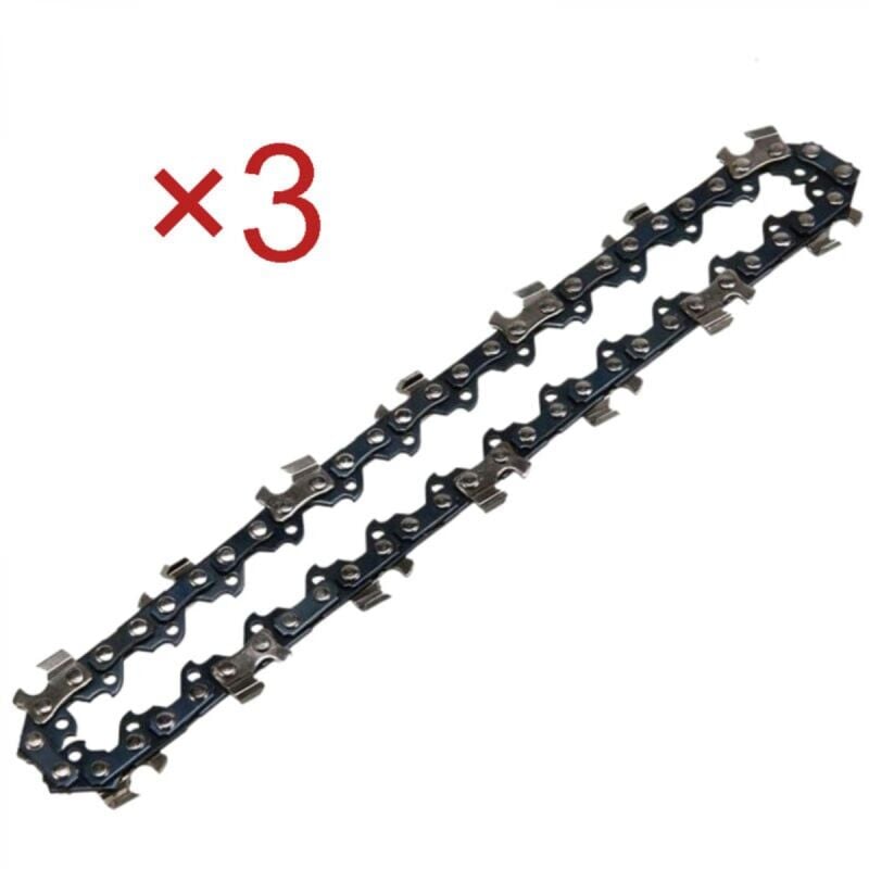 foto del prodotto aiperq confezione da 3 catene per motosega da 18 45 cm passo da 3 8 calibro da 1,5 mm taglio quadrato 72 maglie, passo da 325 