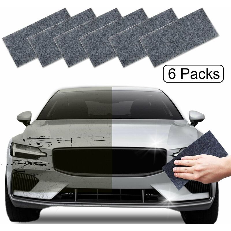 foto del prodotto aiperq confezione da 6 panni nano sparkle per riparazione graffi auto panno nano magico per auto nuova