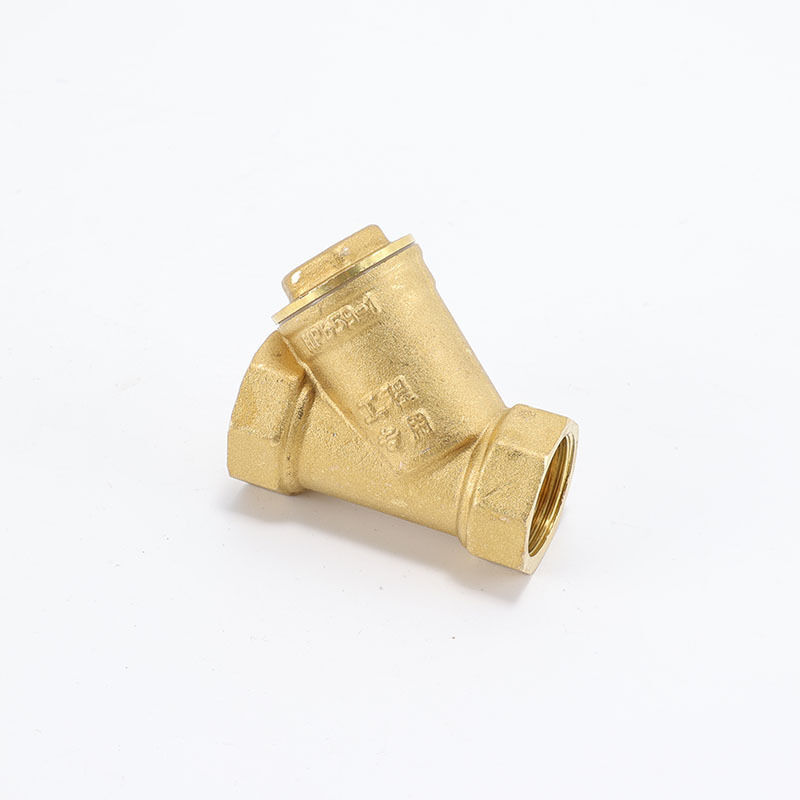 foto del prodotto aiperq connettore valvola filtro filtro in ottone tipo y con filettatura femmina da 3 4 di pollice, filtro pompa filtro in ottone tipo y