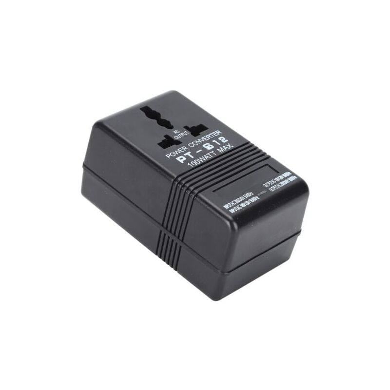 foto del prodotto aiperq convertitore di tensione ca da 100 v 120 v a 220 v 240 v, adattatore di alimentazione buck step up, trasformatore da 100 w.
